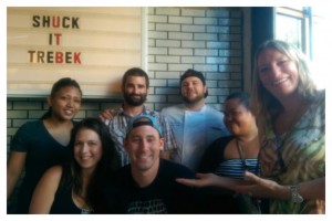 JCUV volunteers with Chef Morris